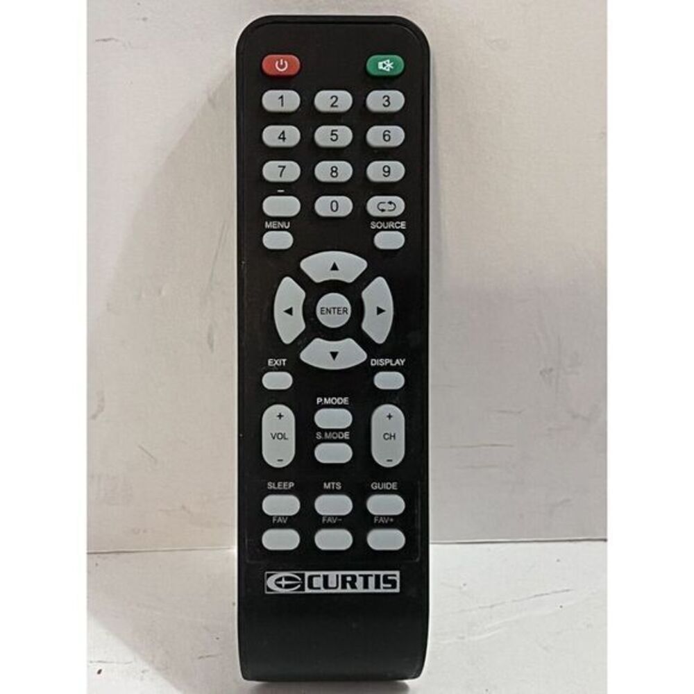 Used Original OEM Curtis Television CX-507 TV Remote control